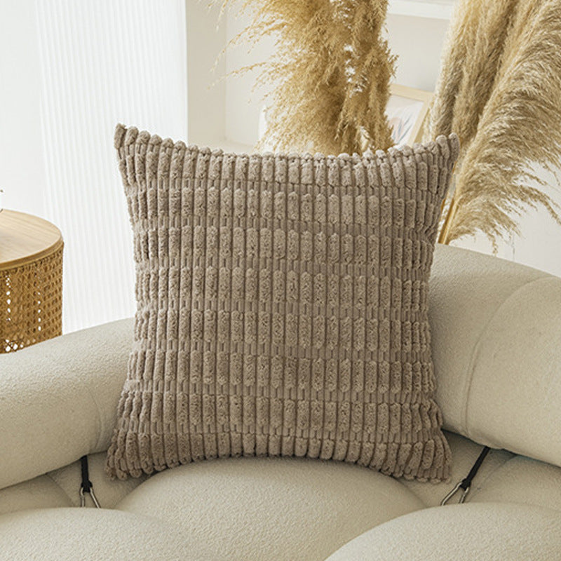 Poszewka Boho – Miękki Plusz w Paski